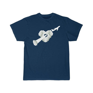 Sky Flight Heart Airplane Pilot Captain Stewardess T-SHIRT THE AV8R